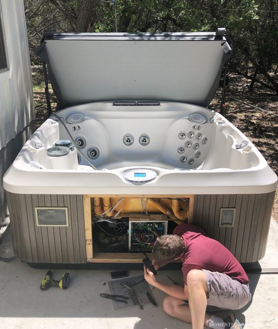 refurbished hot tub
