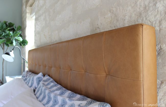 affordable leather headboard