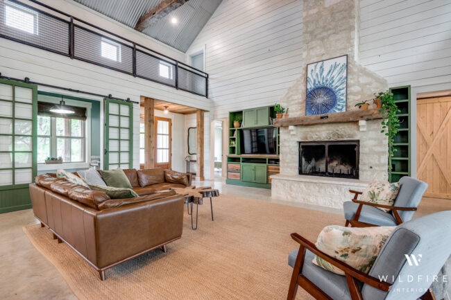 open floorpan living room