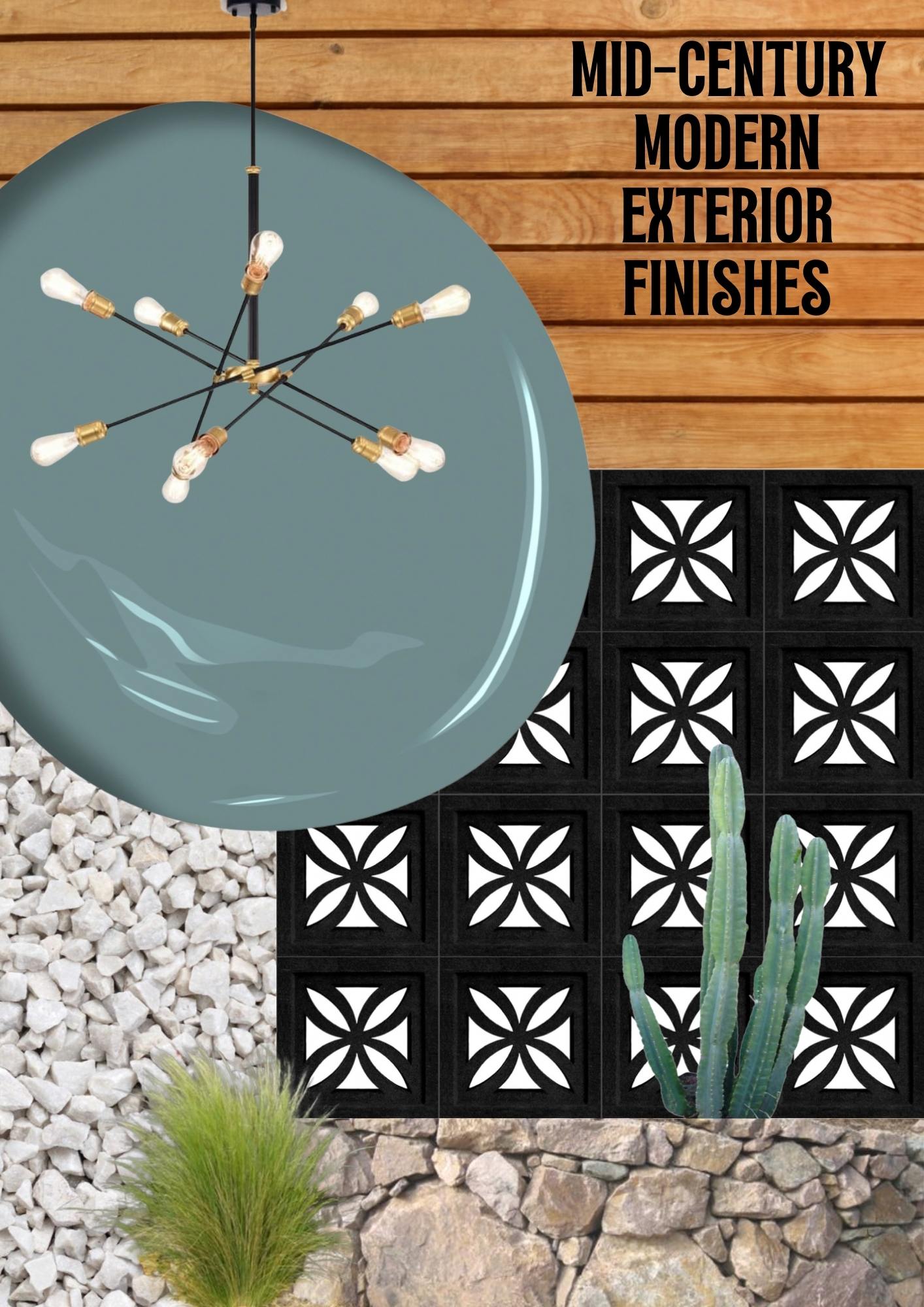 Mid-Century Modern Exterior Finishes