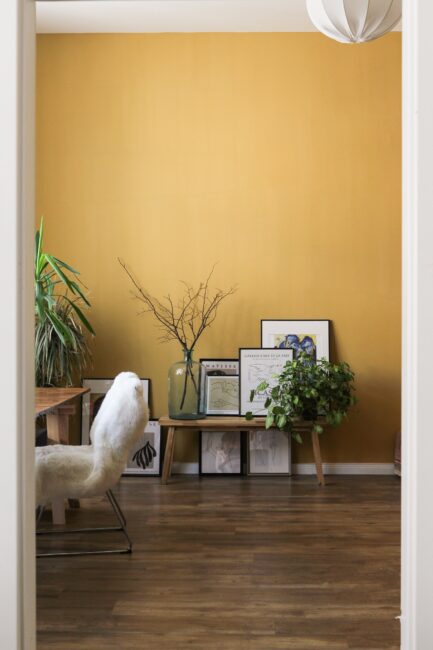 How to pick paint colors - warm room easy example