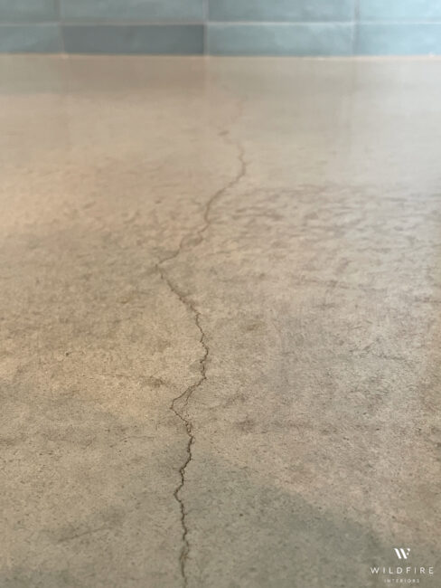concrete floor imperfections