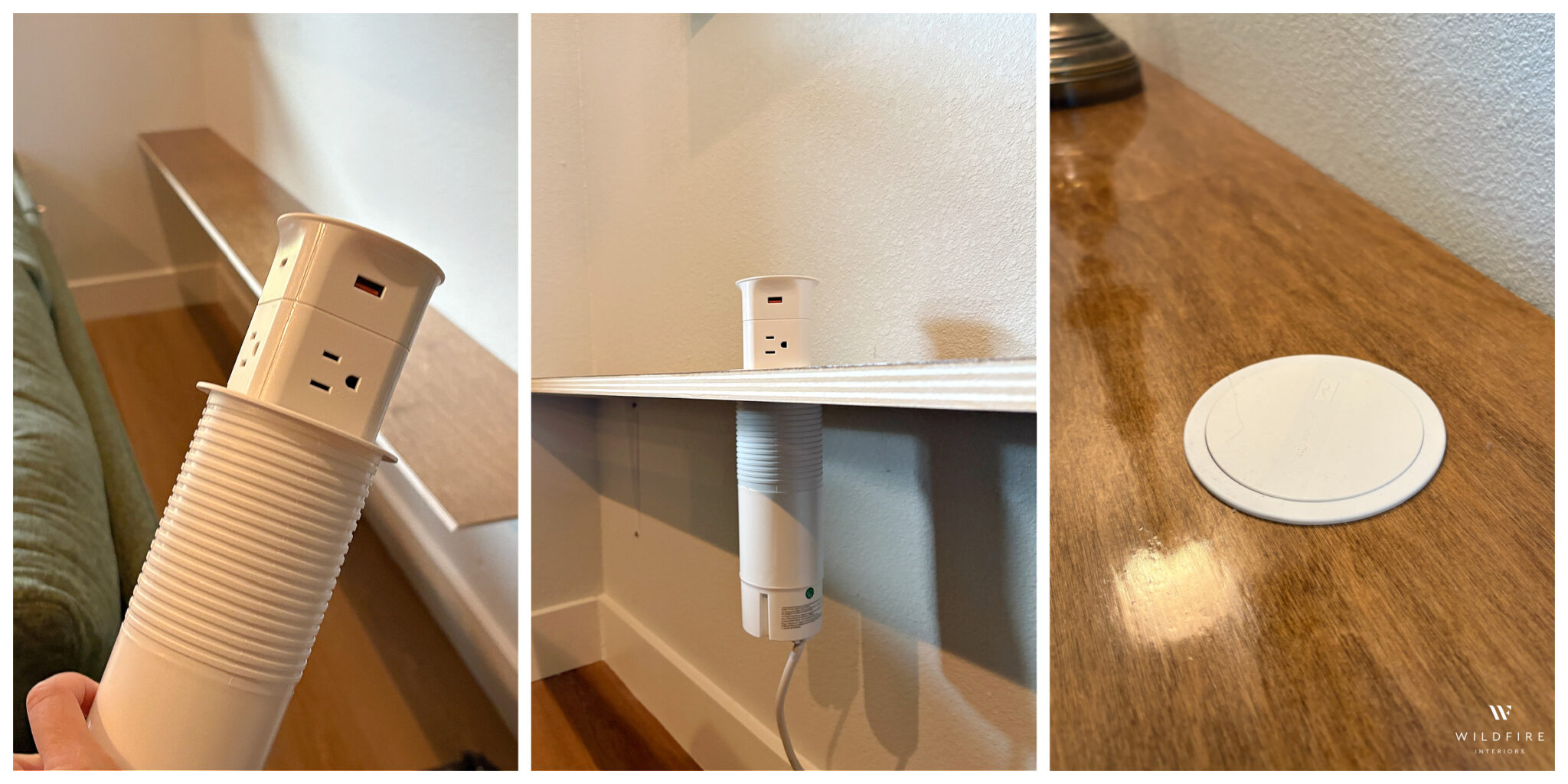 Table Outlet Setup Easy DIY Console Table - Wildfire Interiors