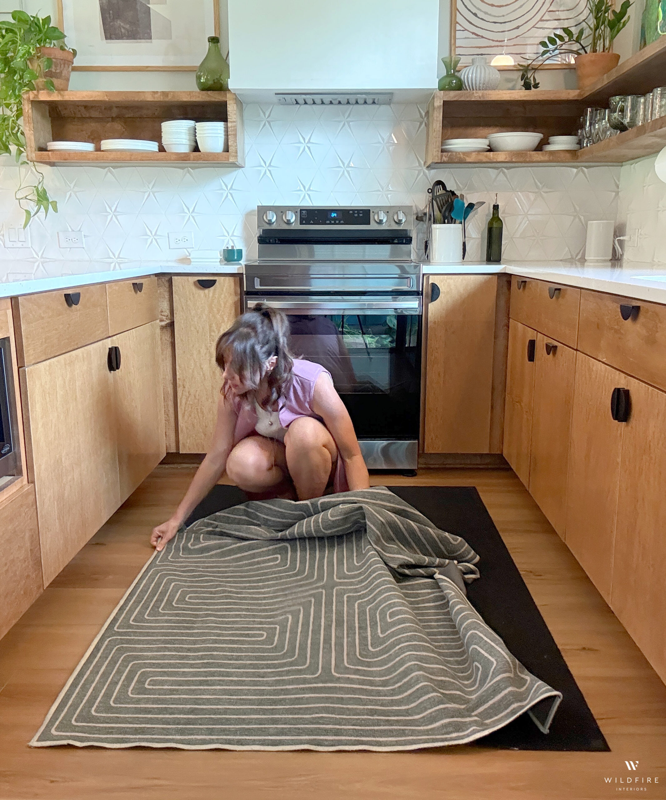 Ruggable two-piece flatwoven rug vs. all-in-one rug