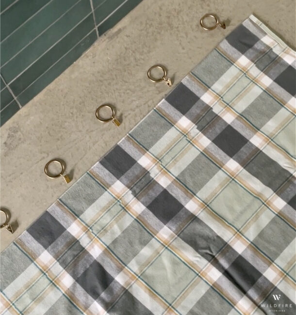 How to hang a sheet so it looks like a nice curtain.