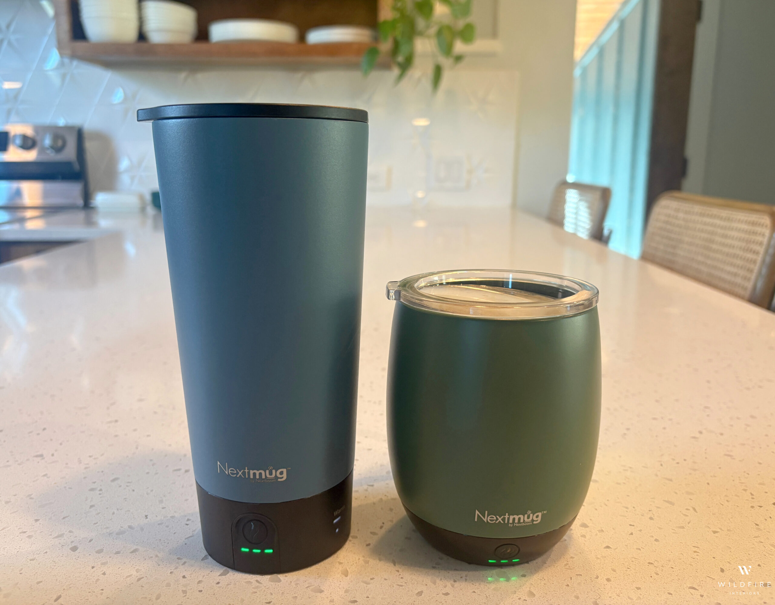 Heated coffee cups