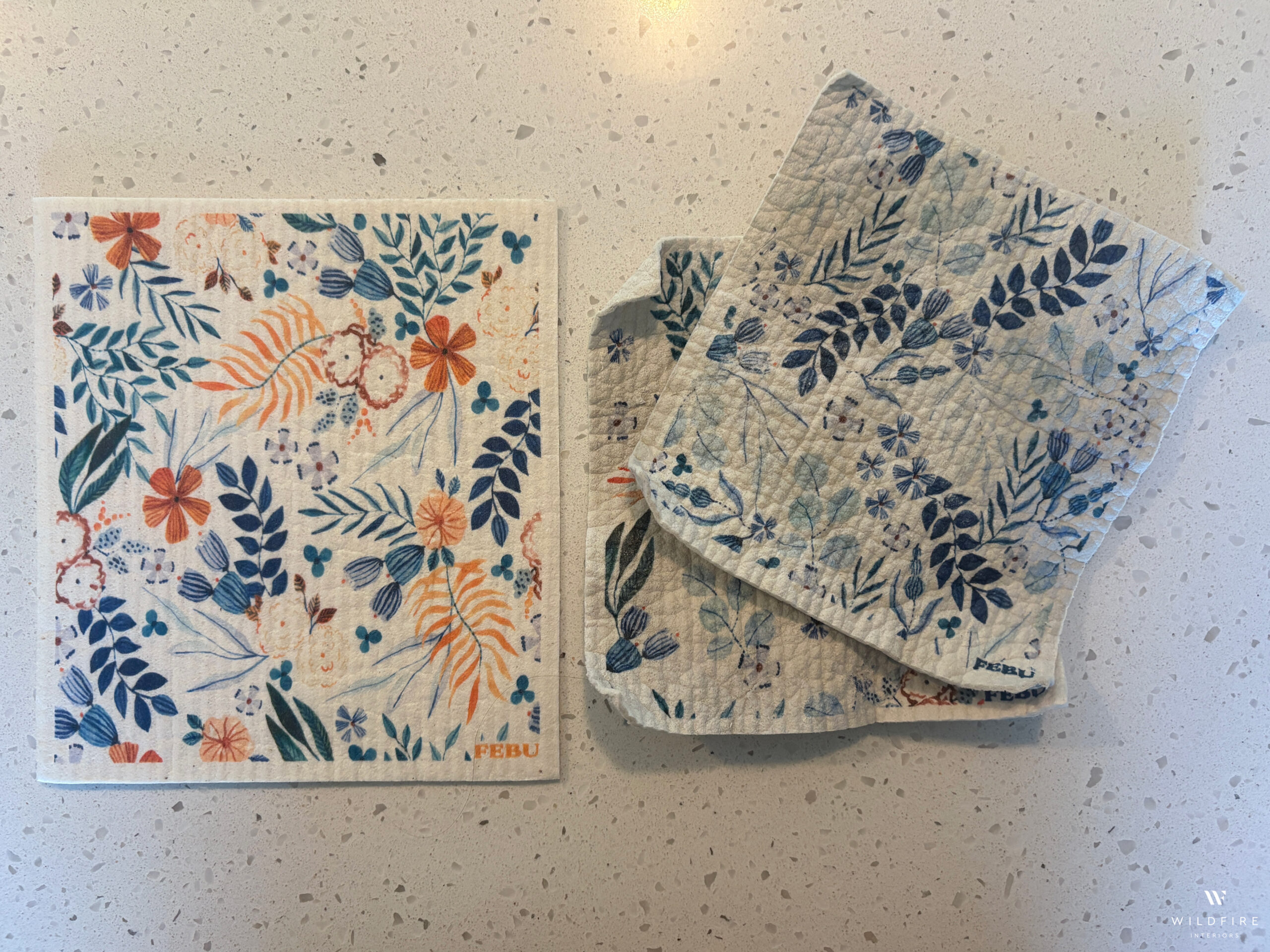 Reusable paper towels (Swedish dishcloths) 