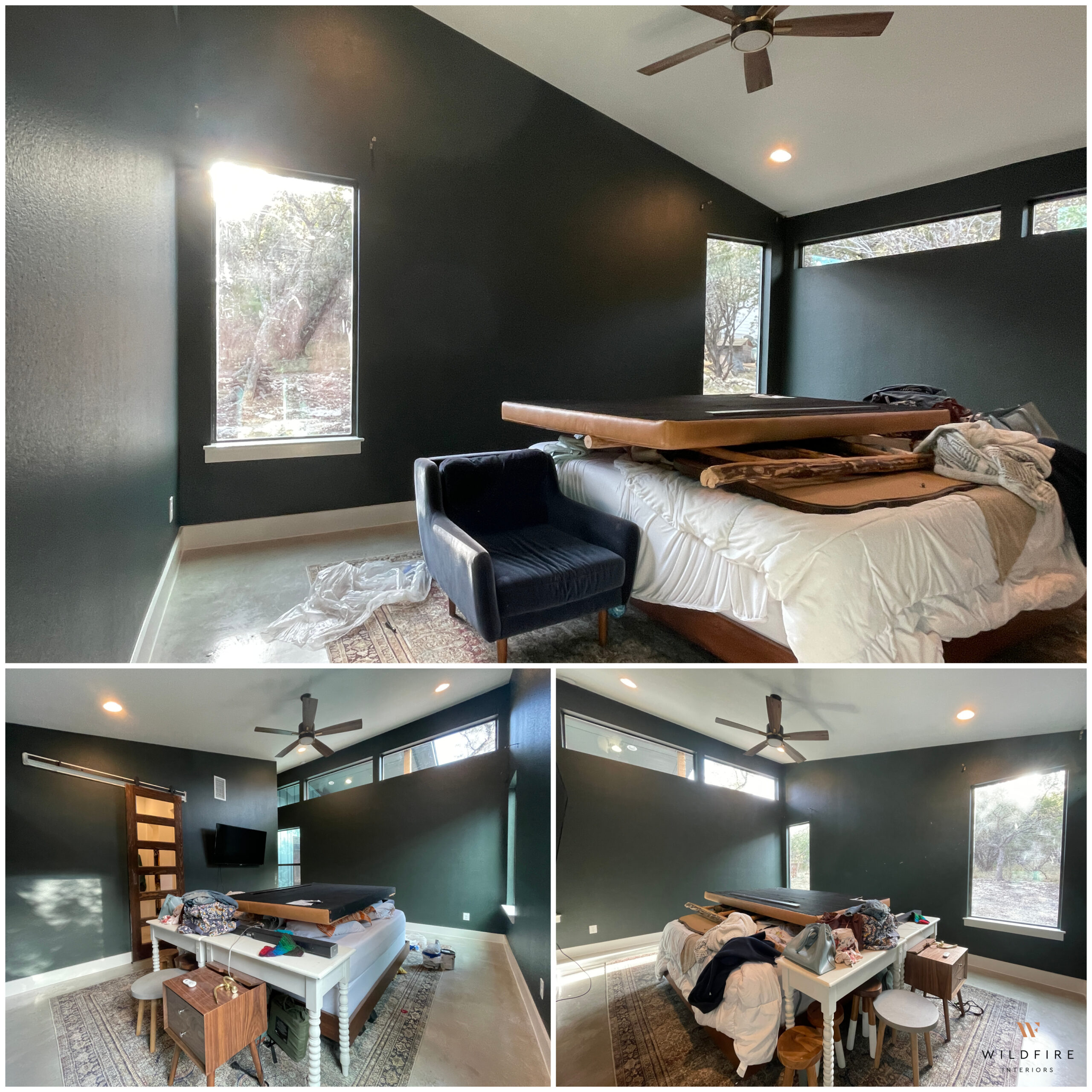 painting my bedroom dark green
(Essex Green by Benjamin Moore)