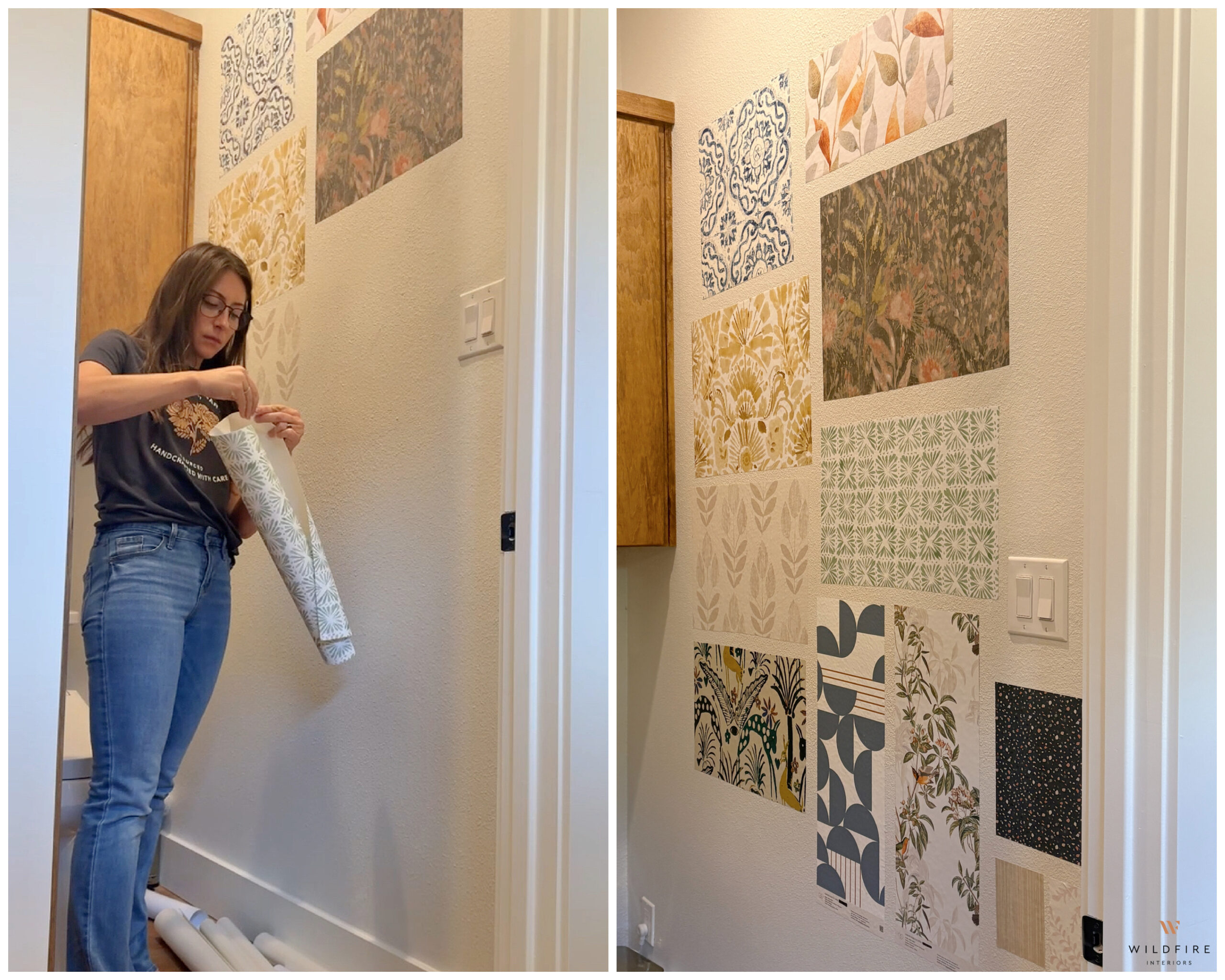 Testing 12 brands of peel-and-stick wallpaper on textured walls. Here are the ones I would recommend after my five month experiment