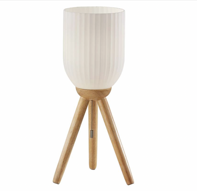 Kinsley Natural Wood Tripod Accent Table Lamp Price: