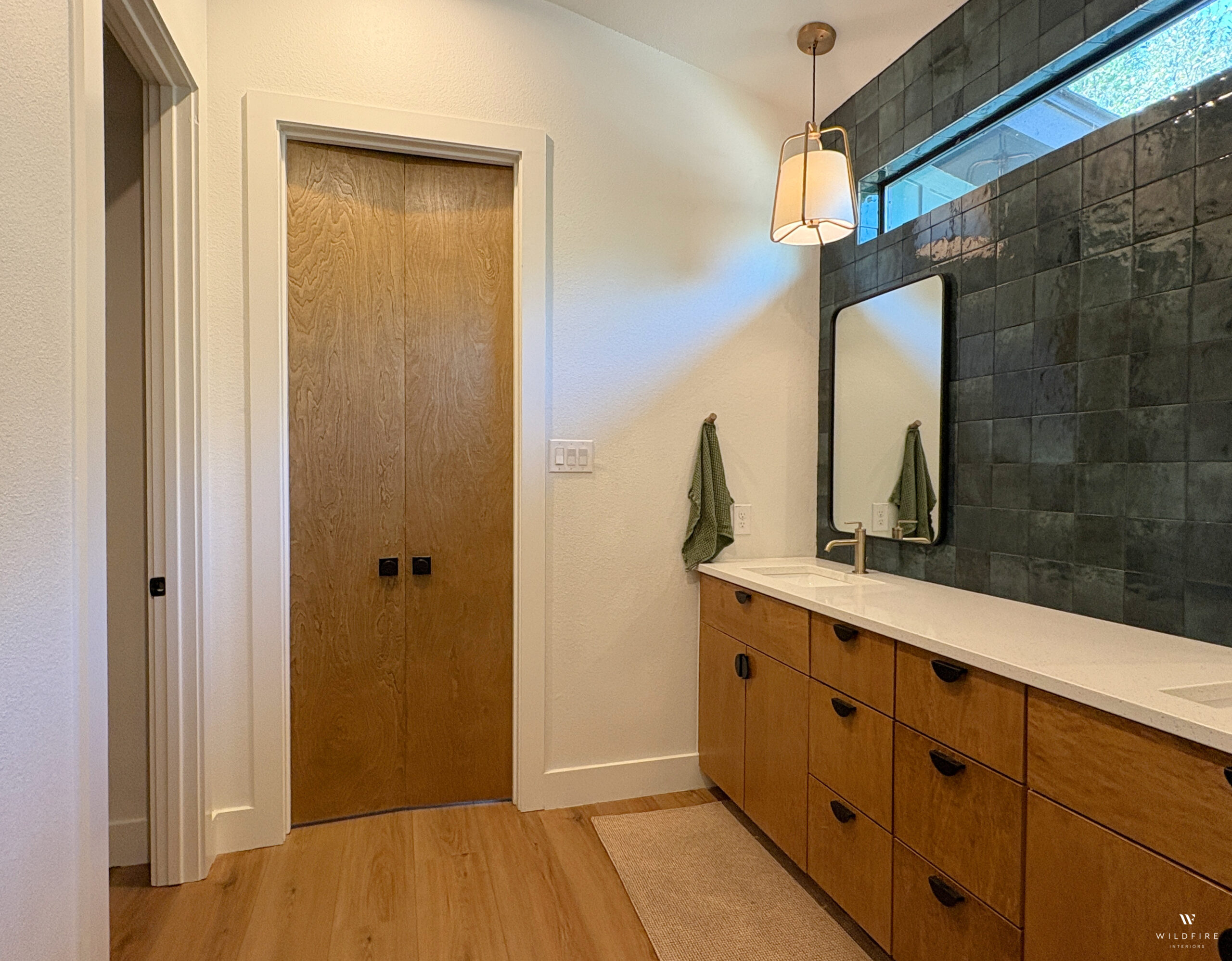 MCM style bathroom glow-up plan