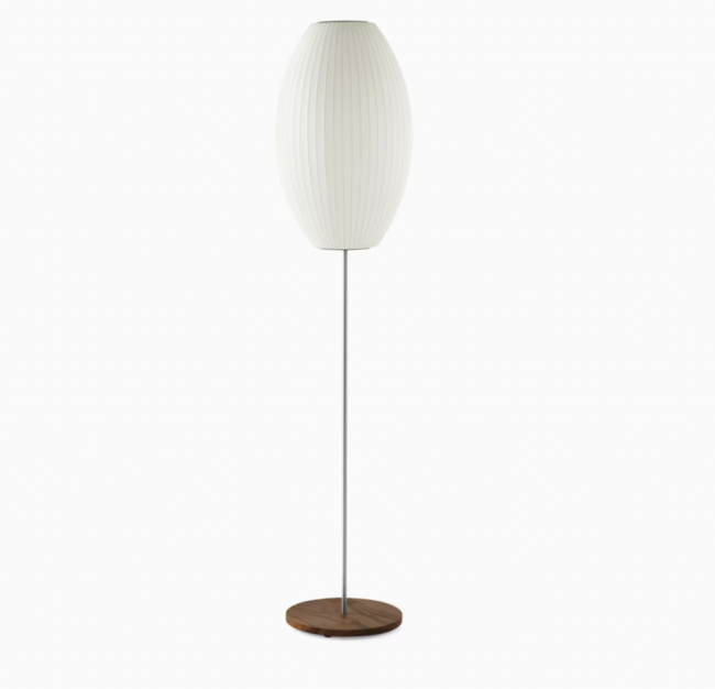 Nelson Cigar Lotus Floor Lamp