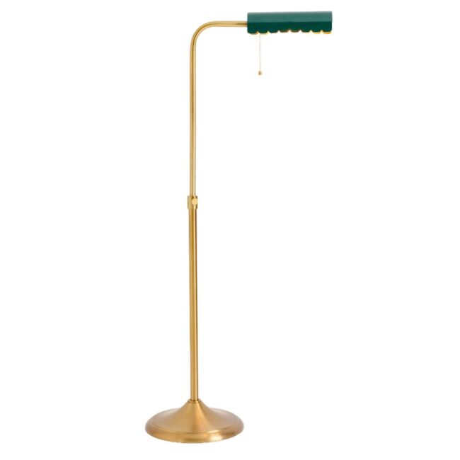 Simone Scalloped Reading Floor Lamp